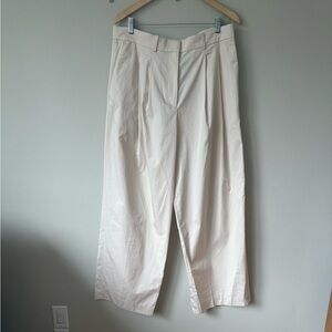 COS NWOT Relaxed Cotton Wide Leg Trousers